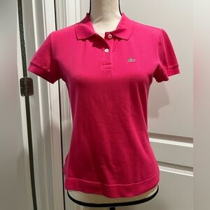Lacoste Pink Polo Shirt